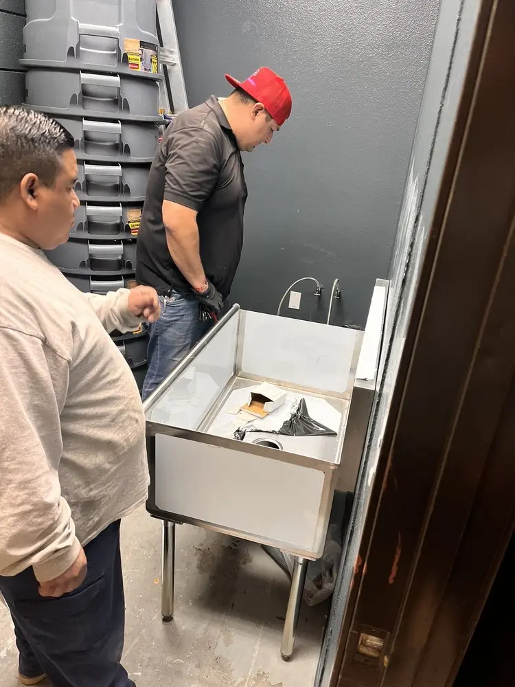 Commercial plumbing and sink installation in Nautilus